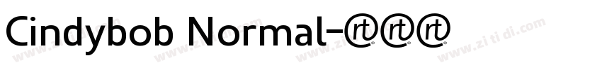 Cindybob Normal字体转换